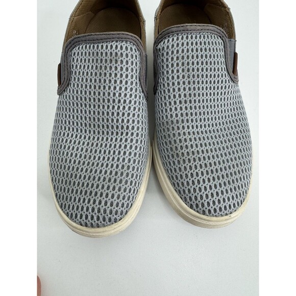 OLUKAI Pehuea Lau Slip On Loafer Flat Sneaker Gray Size 7 20271 Boating Kayak - Picture 7 of 8